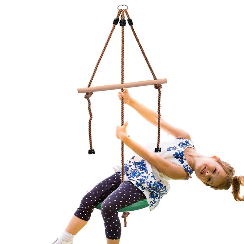 Kids Outdoor Monkey Bar Set - Corde d'escalade balançoire singe barre balançoire