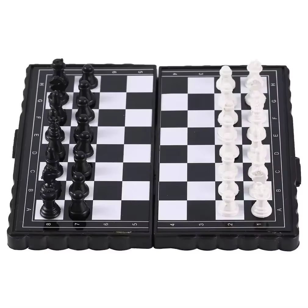 Outdoor Games For Kids - Mini jeu d'échecs magnétique, 1 pièce,