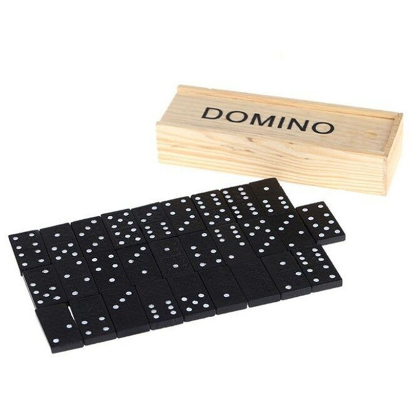 Kids Outdoor Wooden Table - Jeu de dominos en bois 28