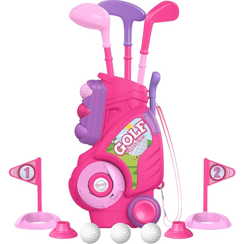 Kids Indoor Outdoor Cart - Ensemble de club de golf pour