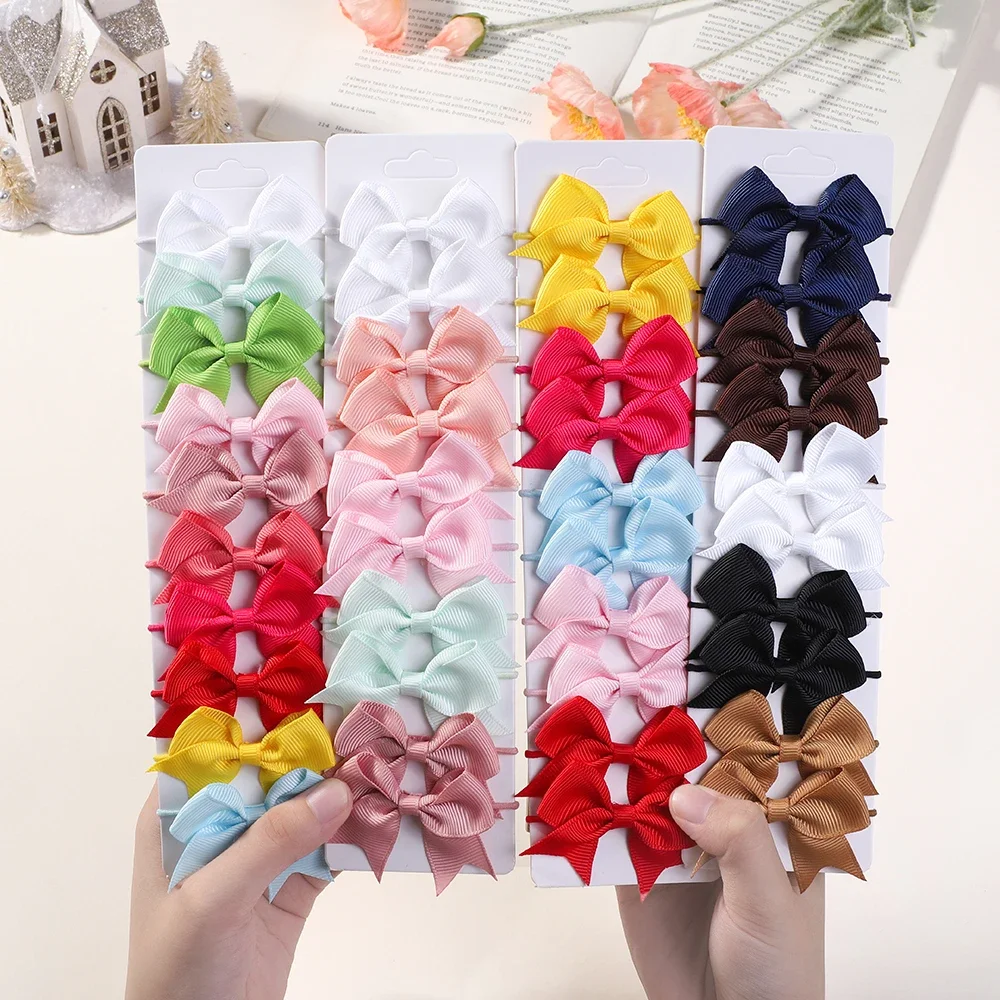 Kids Outdoor Decor - 10 pièces nœuds élastique cheveux élastique