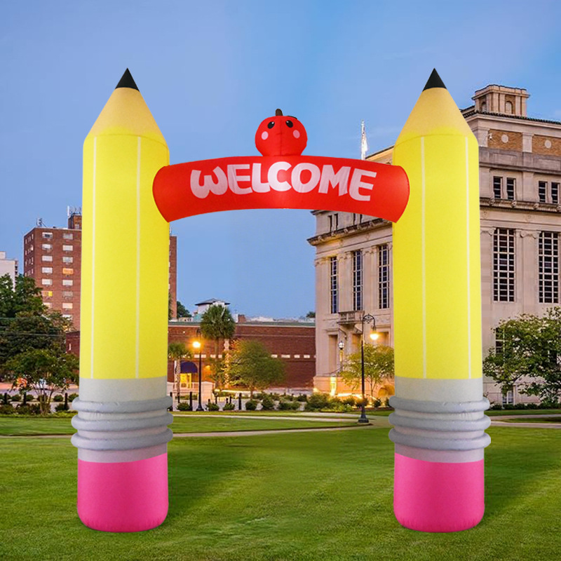 Kids Outdoor Decor - Arc à crayons gonflable de 9