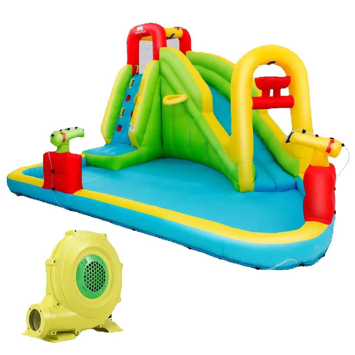 Kids Outdoor Jump House - Toboggan de saut de maison de