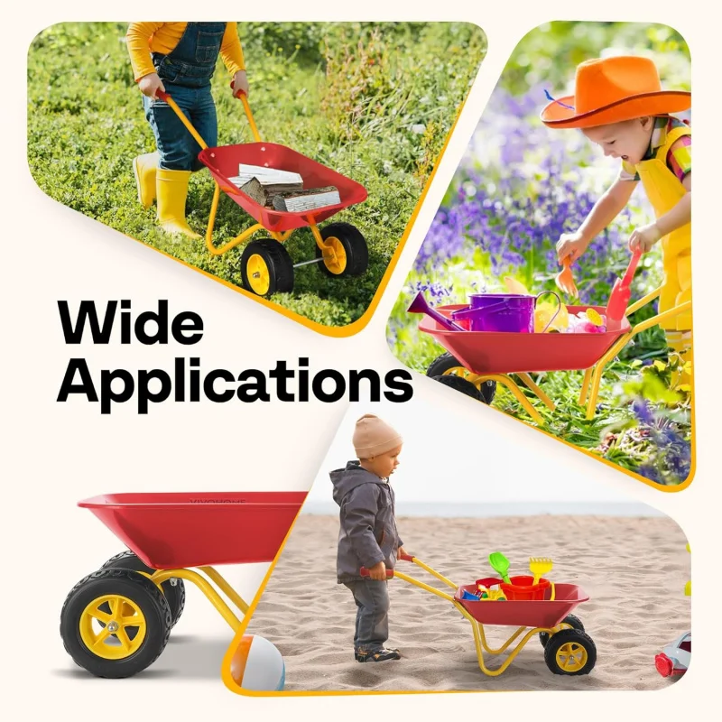 Brouette pour enfants, chariot - Kids Indoor Outdoor Cart avis et prix