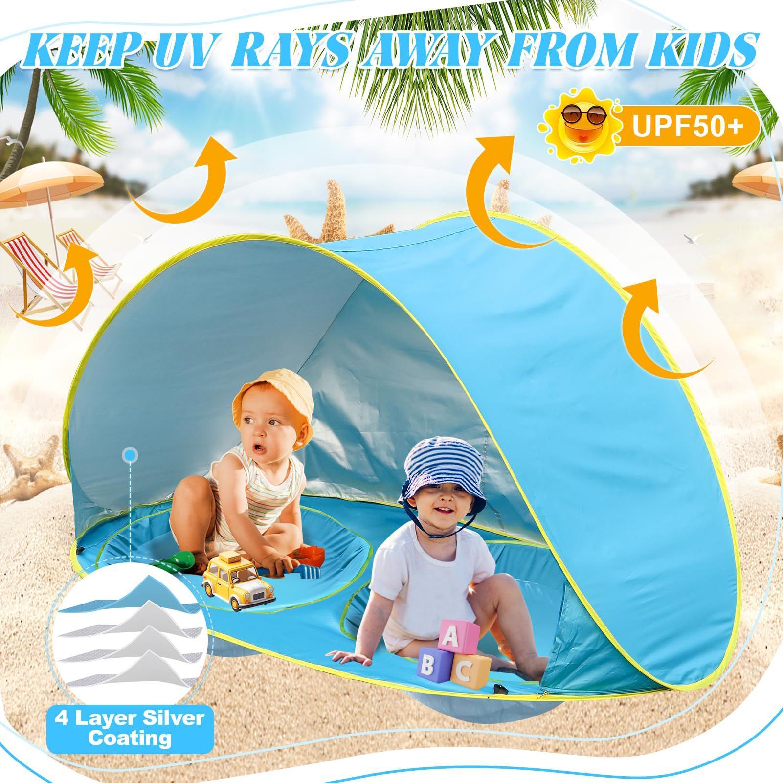 Tente de plage pour enfants av - Outdoor Tent Playhouse avis et prix