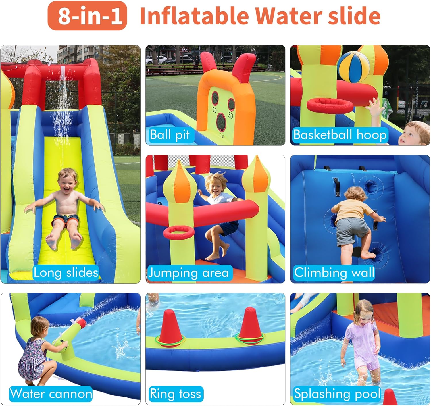 Château gonflable pour enfants - Kids Outdoor Jump House avis et prix