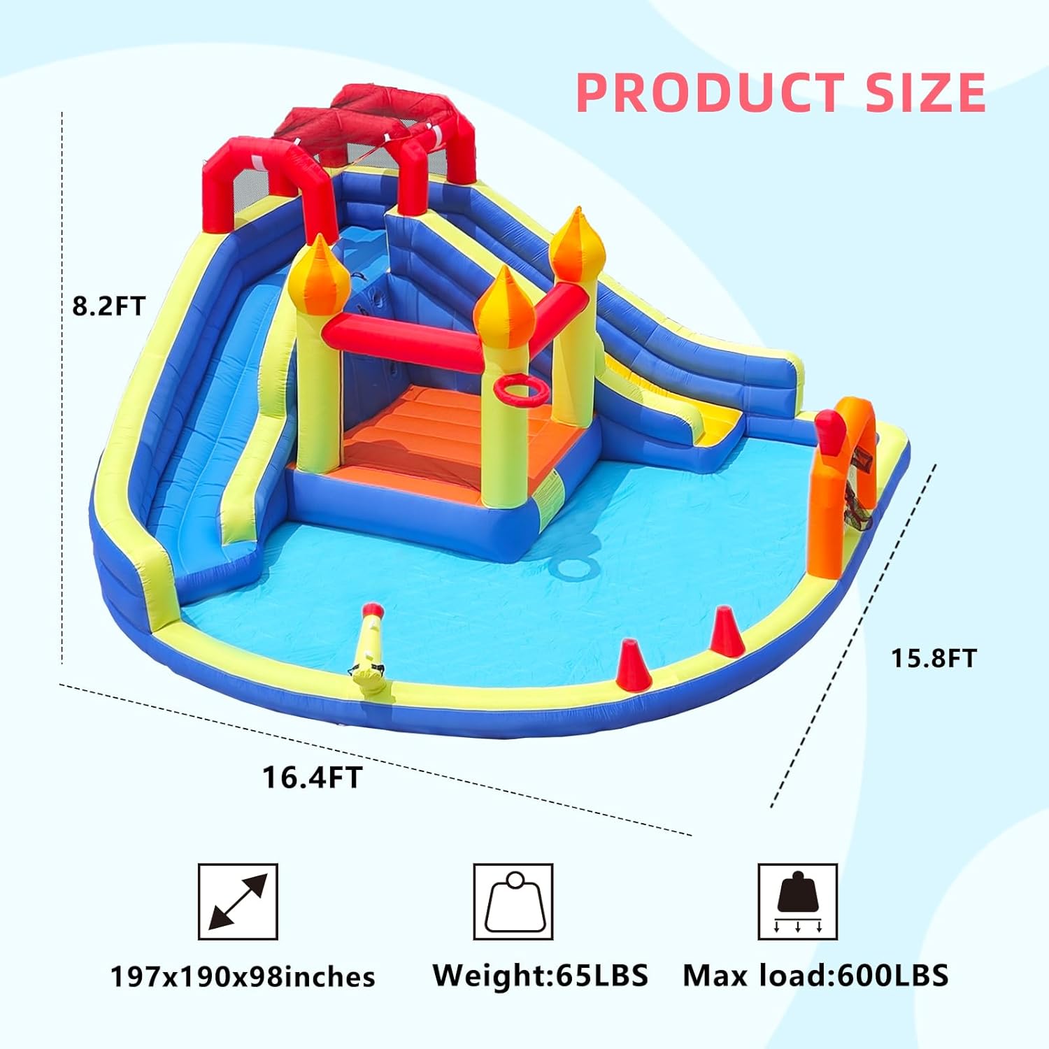 Château gonflable pour enfants - Kids Outdoor Jump House avis et prix