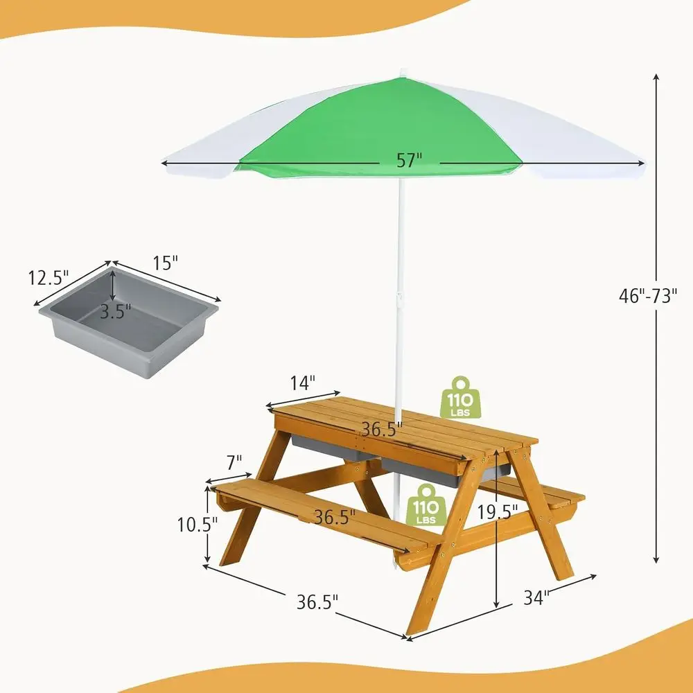 Table de pique-nique pour enfa - Kids Outdoor Water Table avis et prix