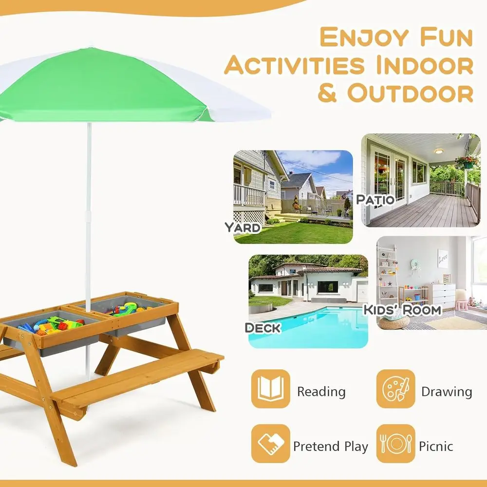 Table de pique-nique pour enfa - Kids Outdoor Water Table avis et prix
