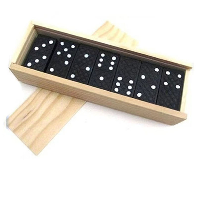 Jeu de dominos en bois 28 pièc - Kids Outdoor Wooden Table avis et prix