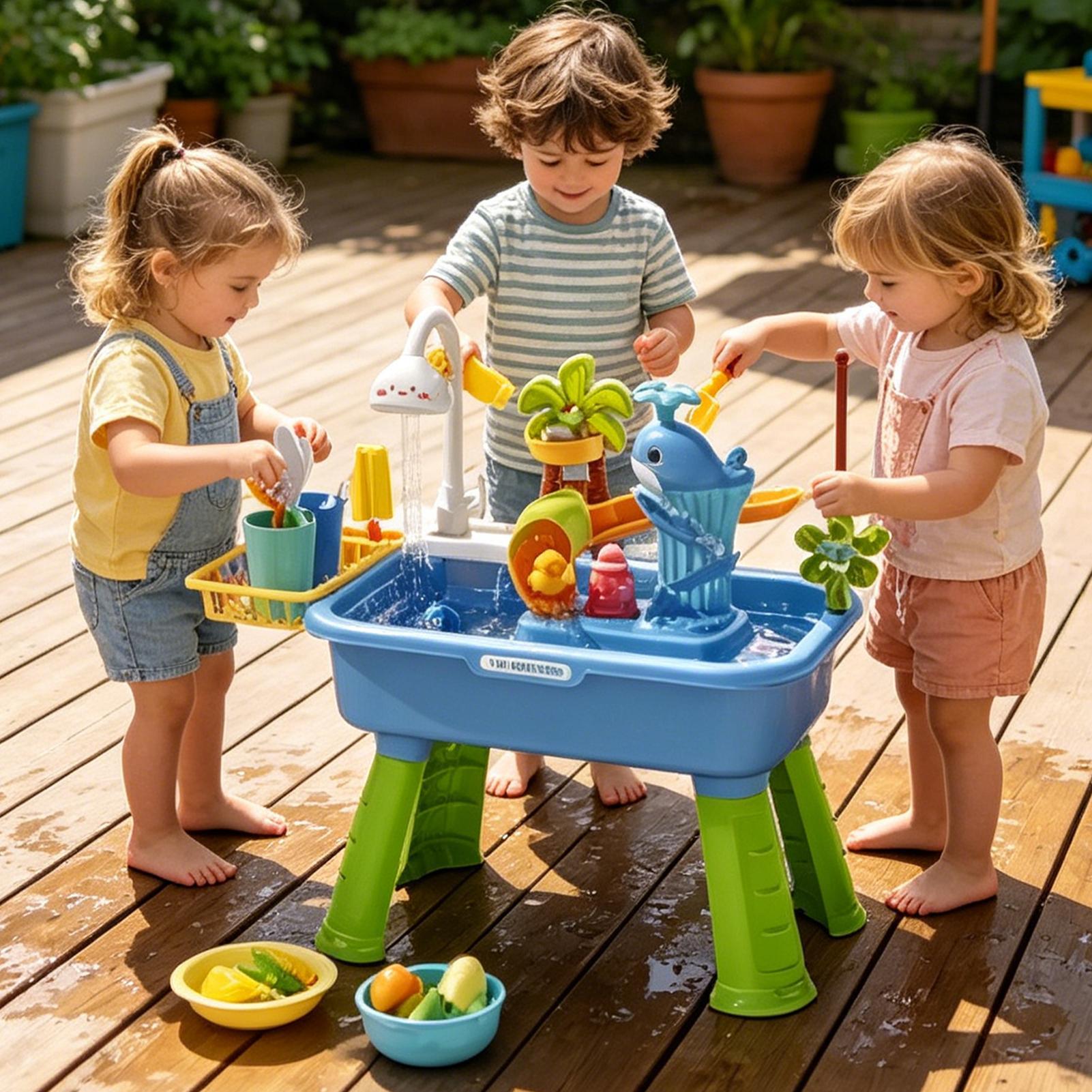 Jouets de cuisine pour enfants - Kids Outdoor Water Table avis et prix