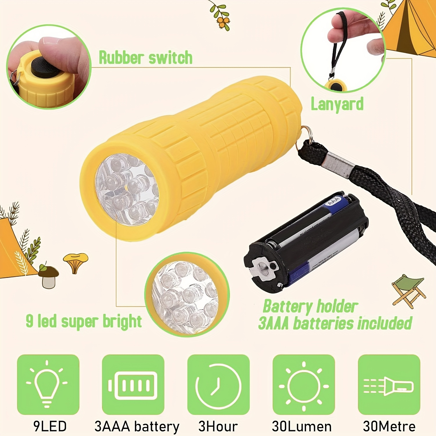 Mini lampe torche portable, ne - Children'S Outdoor avis et prix