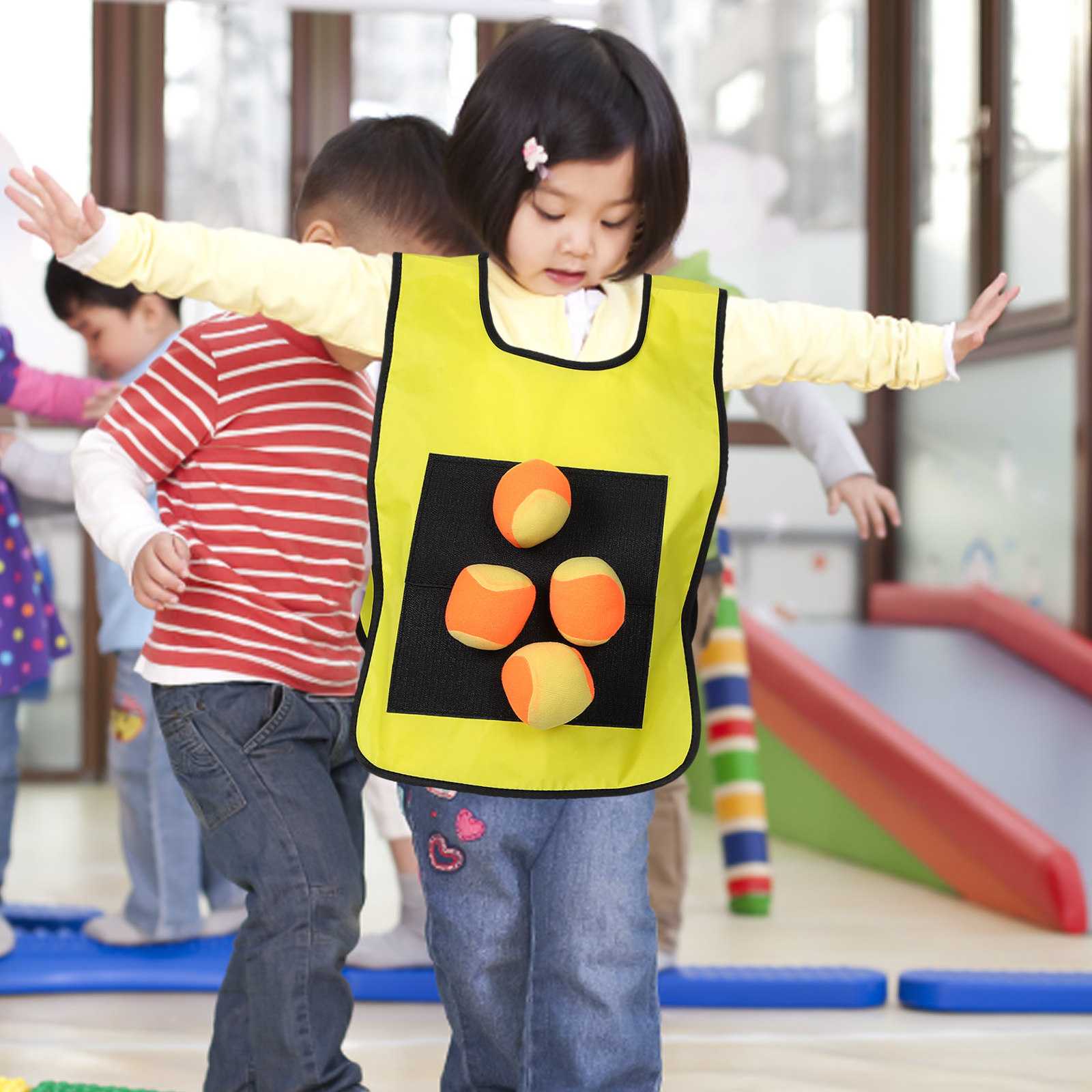 Ensemble de 2 gilets et 10 bal - Kids Outdoor Vest avis et prix