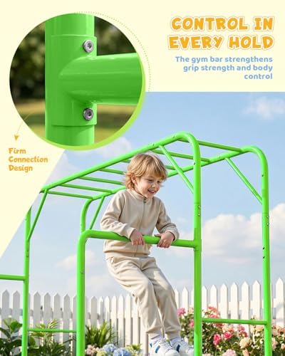 Structure de jeu extérieure av - Kids Outdoor Monkey Bar Set avis et prix