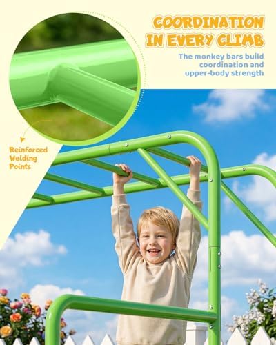 Structure de jeu extérieure av - Kids Outdoor Monkey Bar Set avis et prix