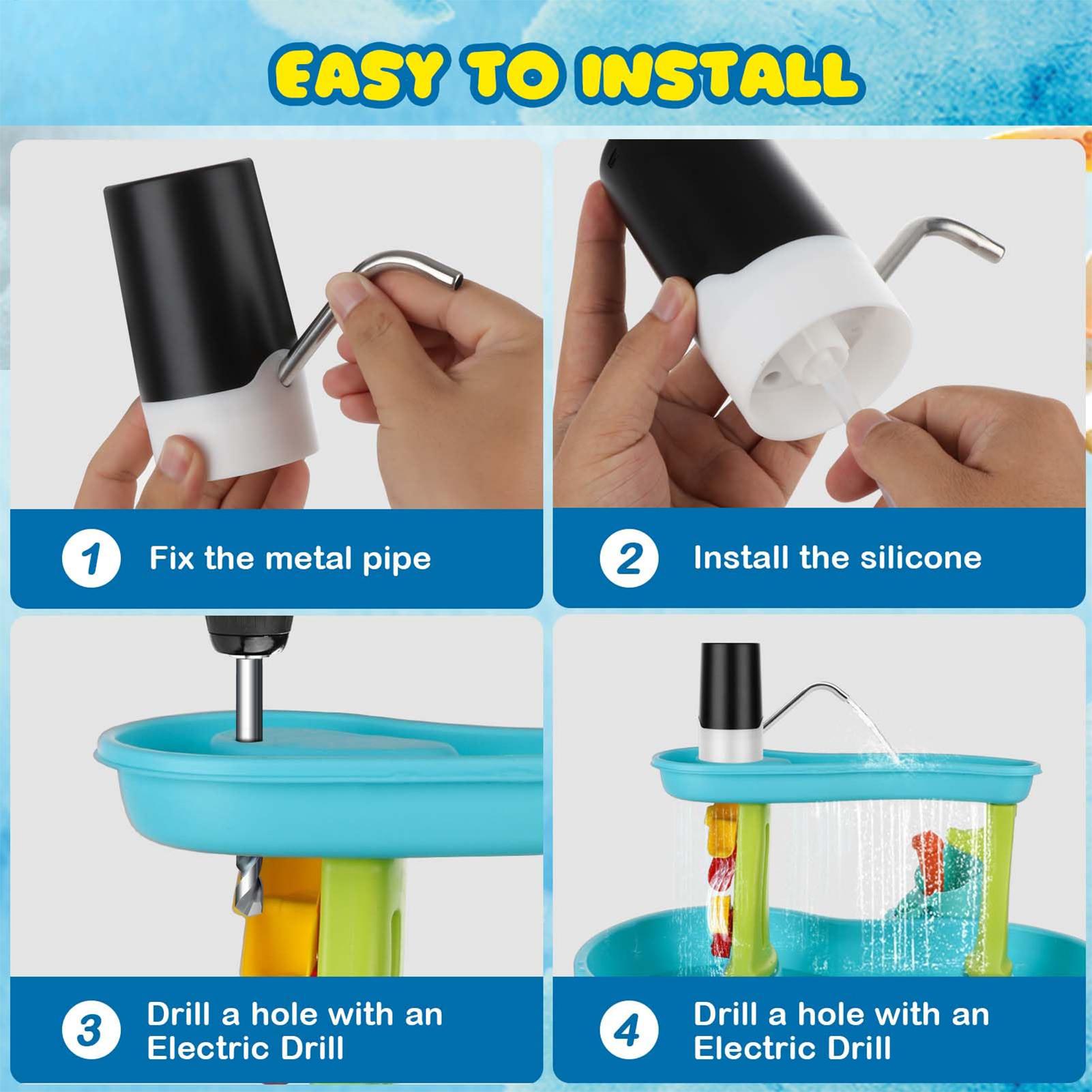 Petite pompe à eau sans fil re - Kids Outdoor Water Table avis et prix