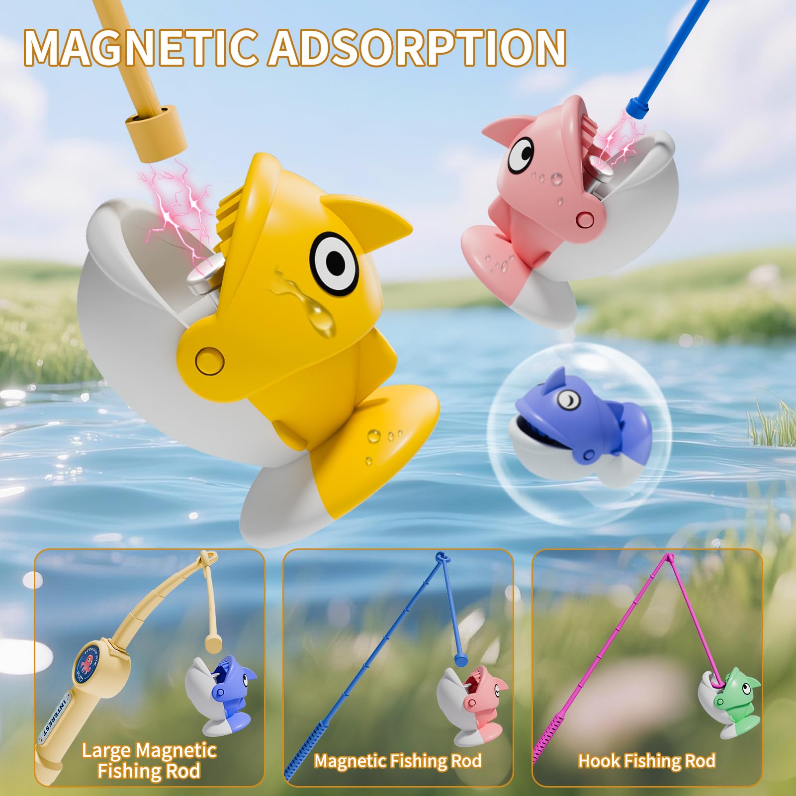 Jeu de pêche magnétique 360 °  - Kids Outdoor Water Table avis et prix