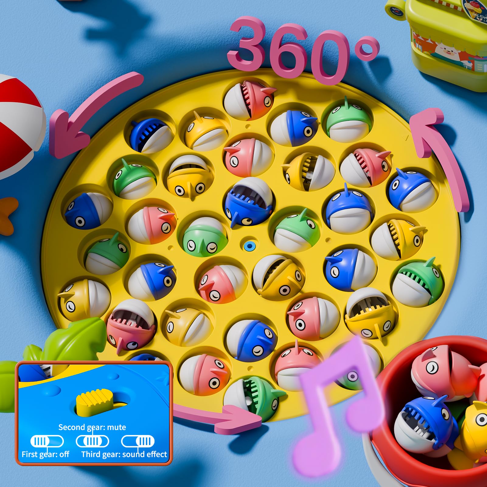 Jeu de pêche magnétique 360 °  - Kids Outdoor Water Table avis et prix