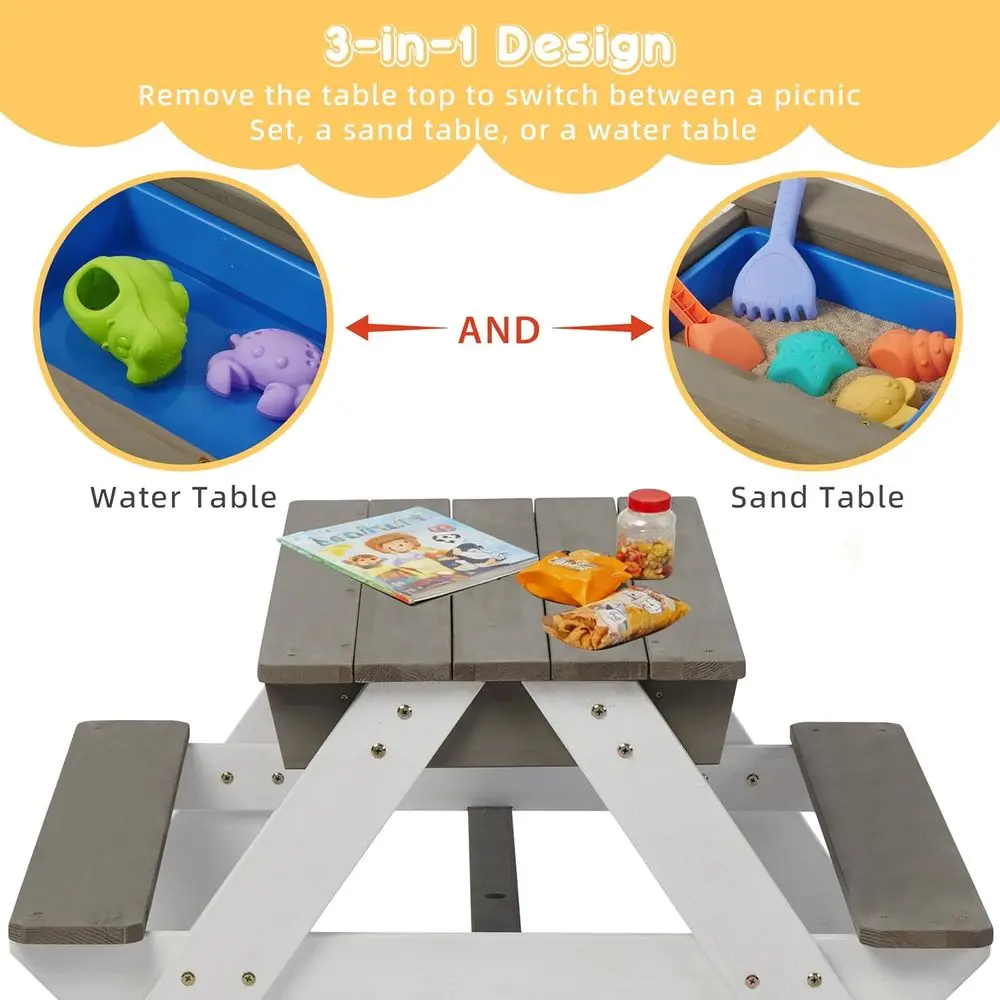 Table de pique-nique en bois c - Kids Outdoor Wooden Table avis et prix