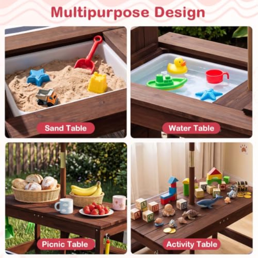 Table de pique-nique pour enfa - Kids Outdoor Water Table avis et prix