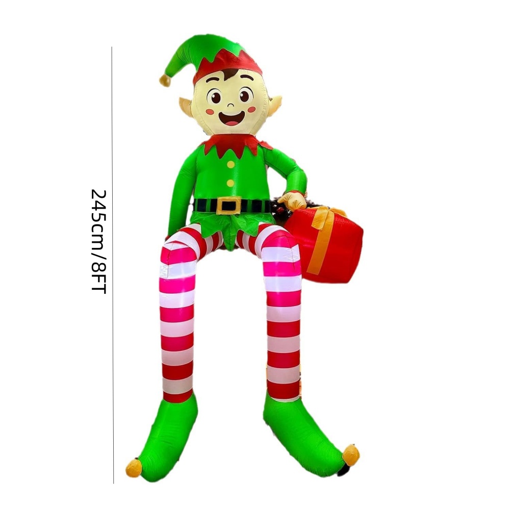 8FT gonflables de noël assis e - Kids Outdoor Decor avis et prix