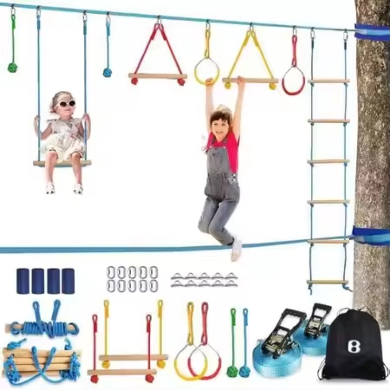 Kit de cours d'obstacles Warri - Kids Outdoor Monkey Bar Set avis et prix