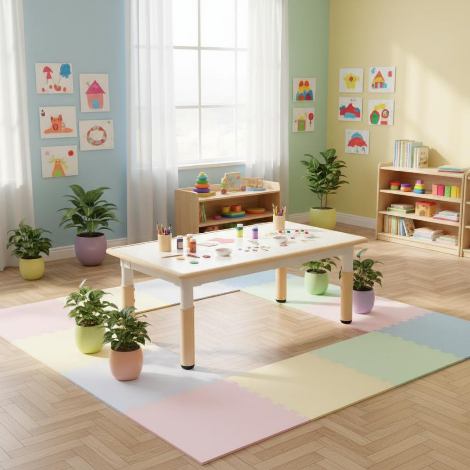Table pour enfants réglable en - Kids Outdoor Table And Chair Set avis et prix