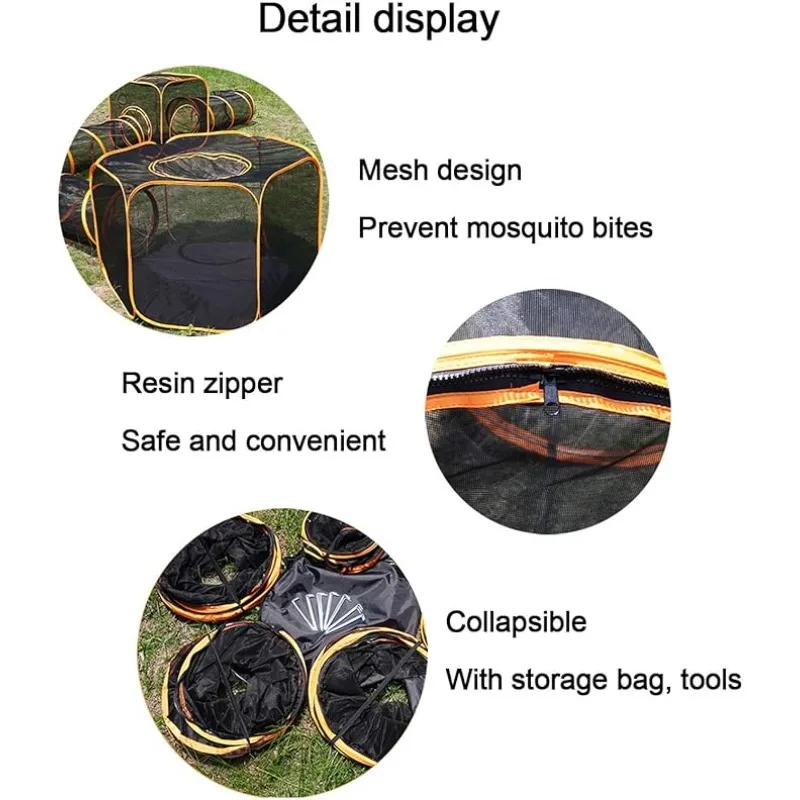 Enclos pour chats 6-en-1 avec  - Outdoor Tent Playhouse avis et prix