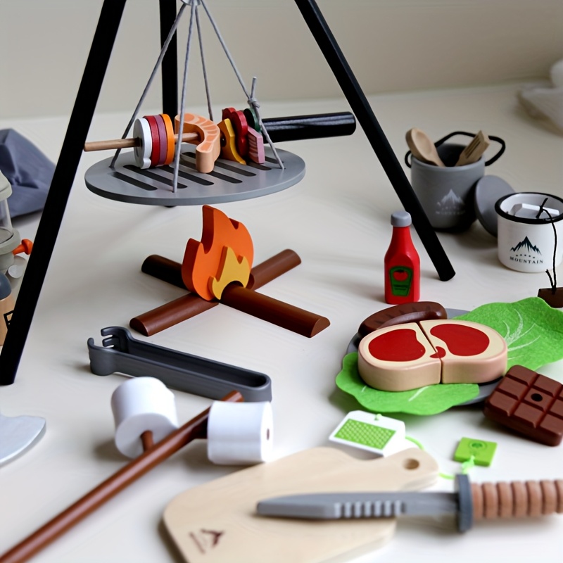 Ensemble de jouets de camping  - Kids Outdoor Grill Set avis et prix