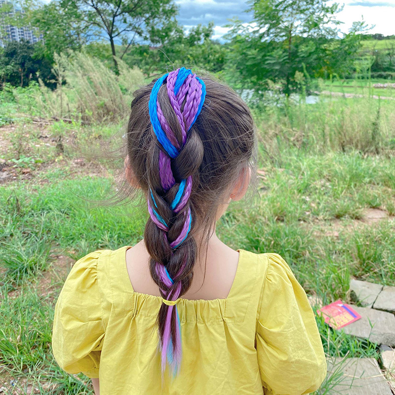 Perruques colorées pour filles - Kids Outdoor Decor avis et prix