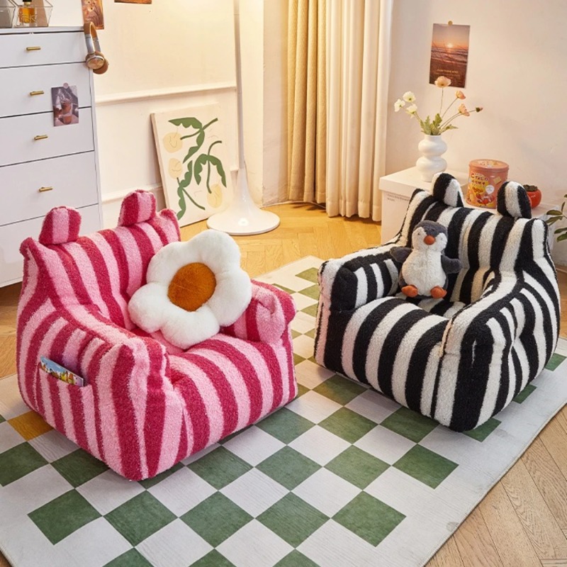 Siège rayé léger en tissu pelu - Kids Outdoor Bean Bag avis et prix