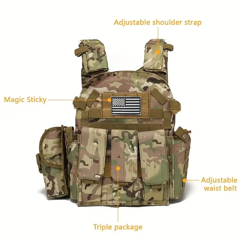 Gilet tactique camouflage pour - Kids Outdoor Vest avis et prix