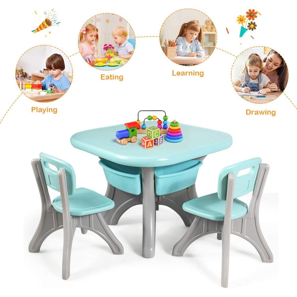 Table et chaises pour enfants, - Kids Outdoor Table And Chair Set avis et prix
