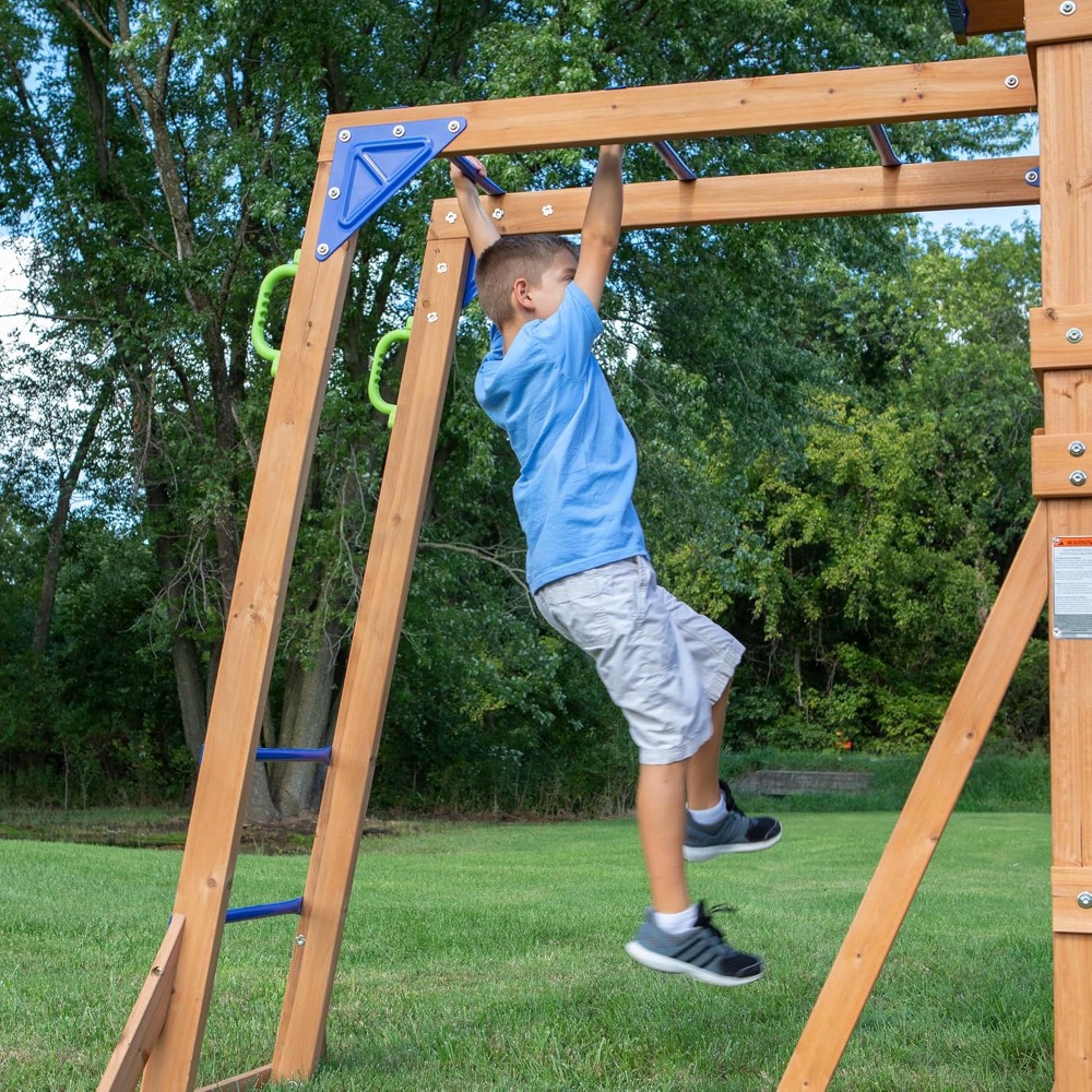 Ensemble de balançoires de jar - Kids Outdoor Monkey Bar Set avis et prix
